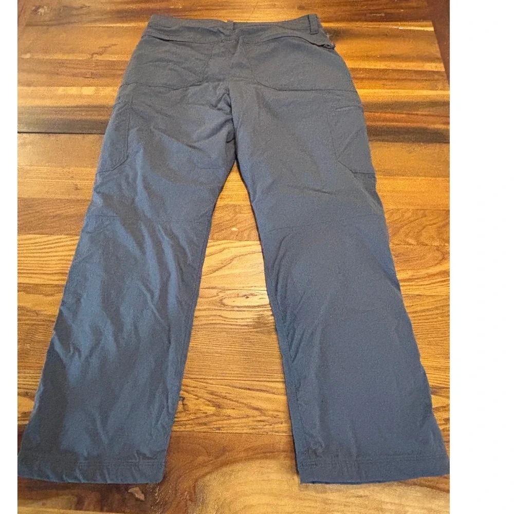 LL Bean Fleece Lined Cargo Pants Mens 32x30 Charcoal Grey Hiking